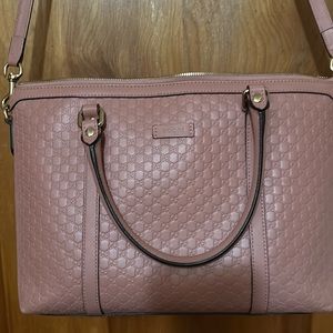 Gucci Microguccissima Margaux soft pink bag